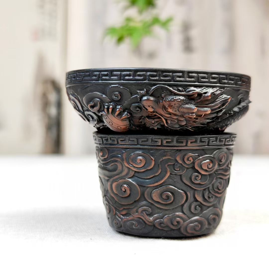 云南紫陶祥龙茶漏手工复古茶周边泡茶神器家用