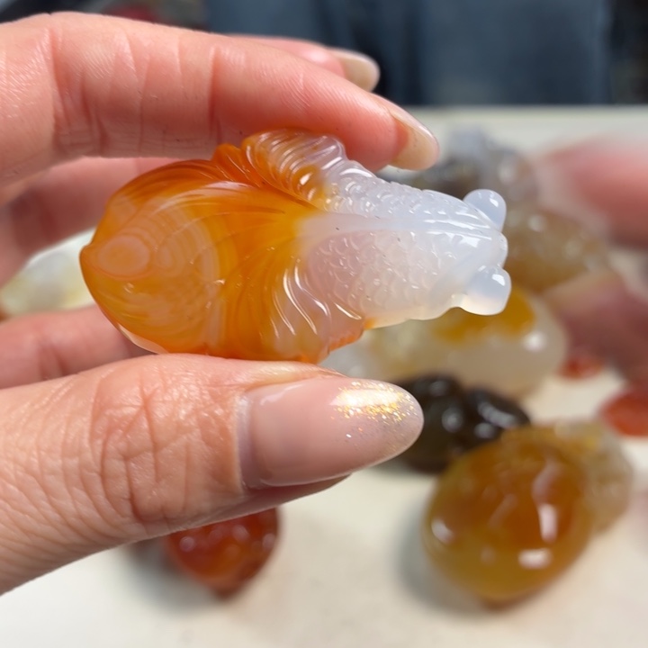 玛瑙/玉髓未镶嵌吊坠(不含链)