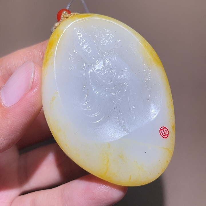 和田玉颈饰未镶嵌Y