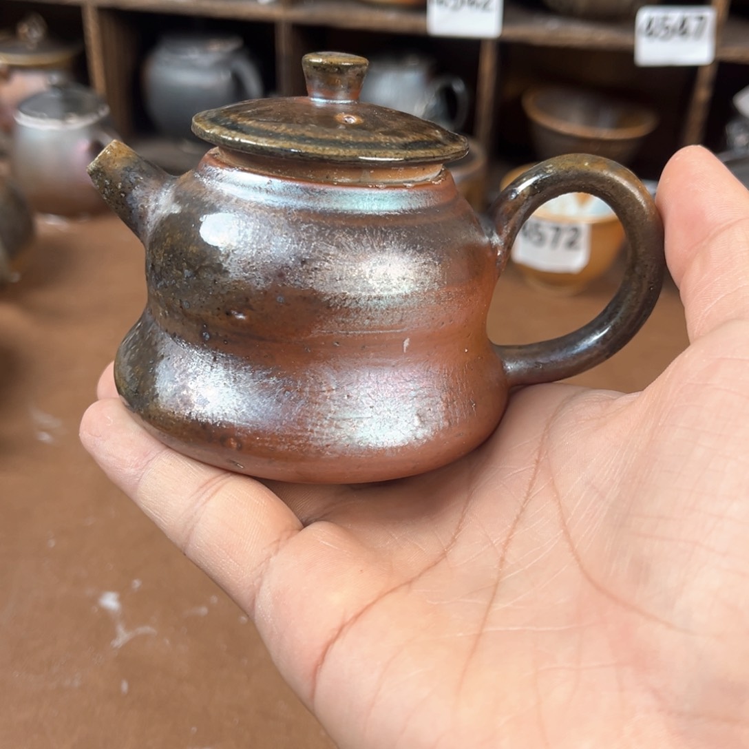 壶碾*尘柴烧茶器主人壶