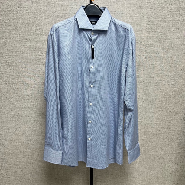 全新未使用 HugoBoss/雨果博斯 男士长袖衬衫/H3300（剪标）