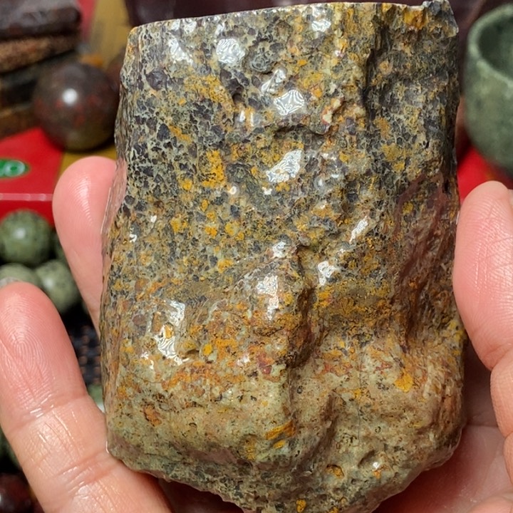 纯铜石英石往*哥细胞舍利泡水石3 4 1克