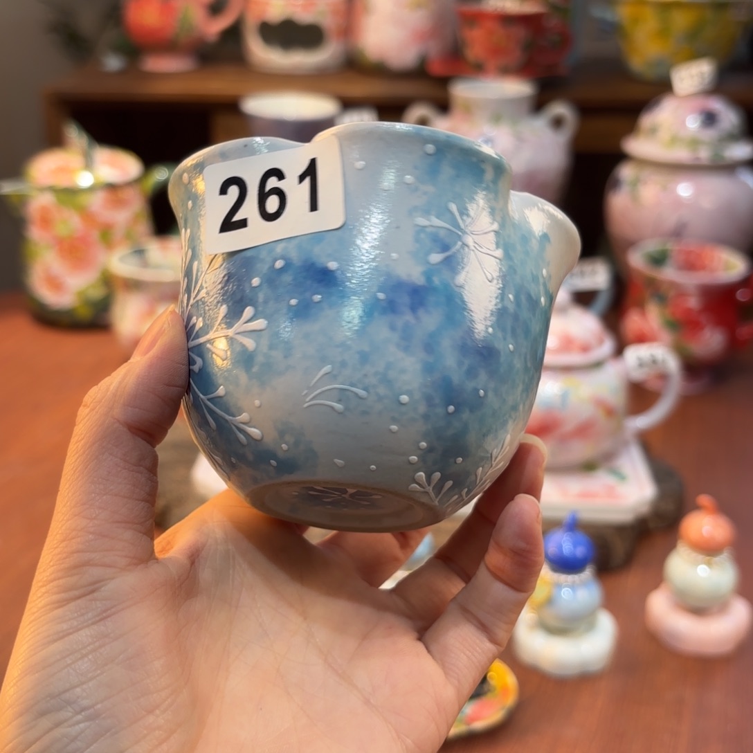 景德镇手绘高温釉下彩陶瓷茶具