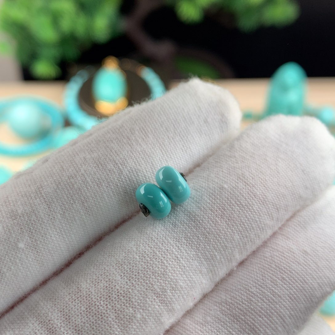 绿松石配珠卡6.9未镶嵌