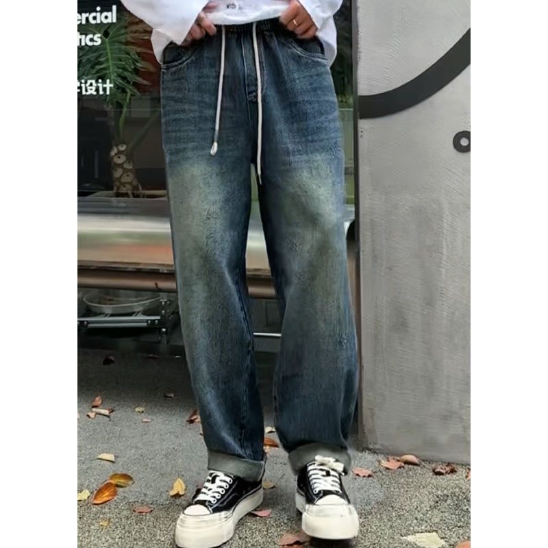 牛仔休闲风手擦水洗牛仔裤#9178