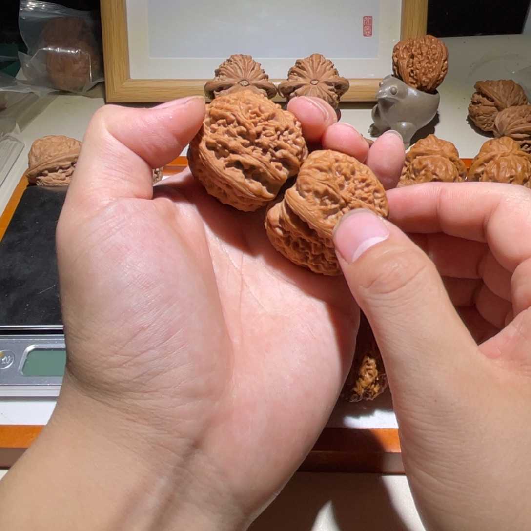 文玩核桃把件41全品南疆石