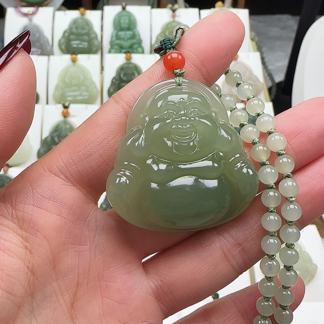 和田玉颈饰未镶嵌40