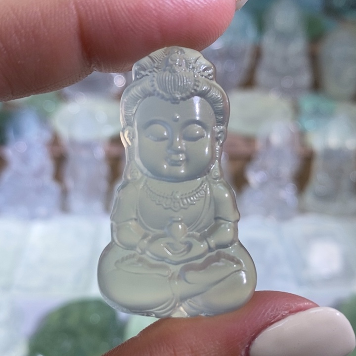 岫玉未镶嵌吊坠吊坠