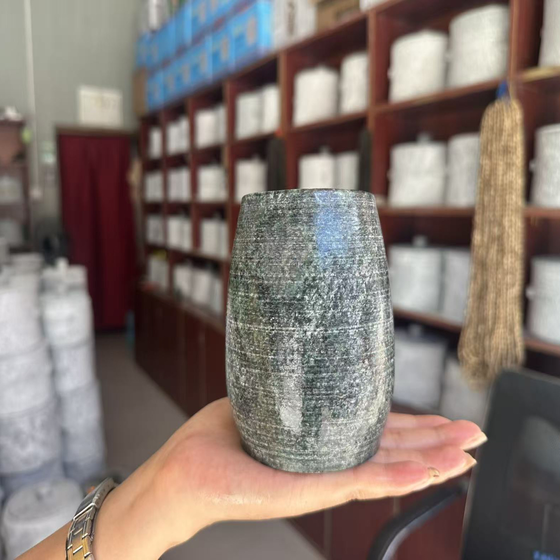 半升墨脱石锅砂锅