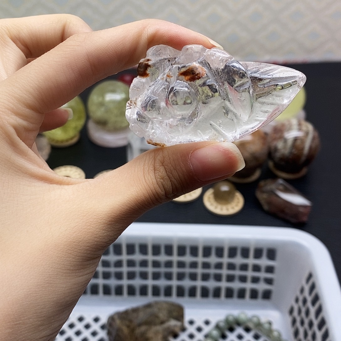 未镶嵌珠宝半成品水晶382水晶石