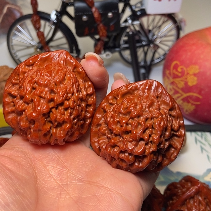 文玩核桃吊坠官帽46尺