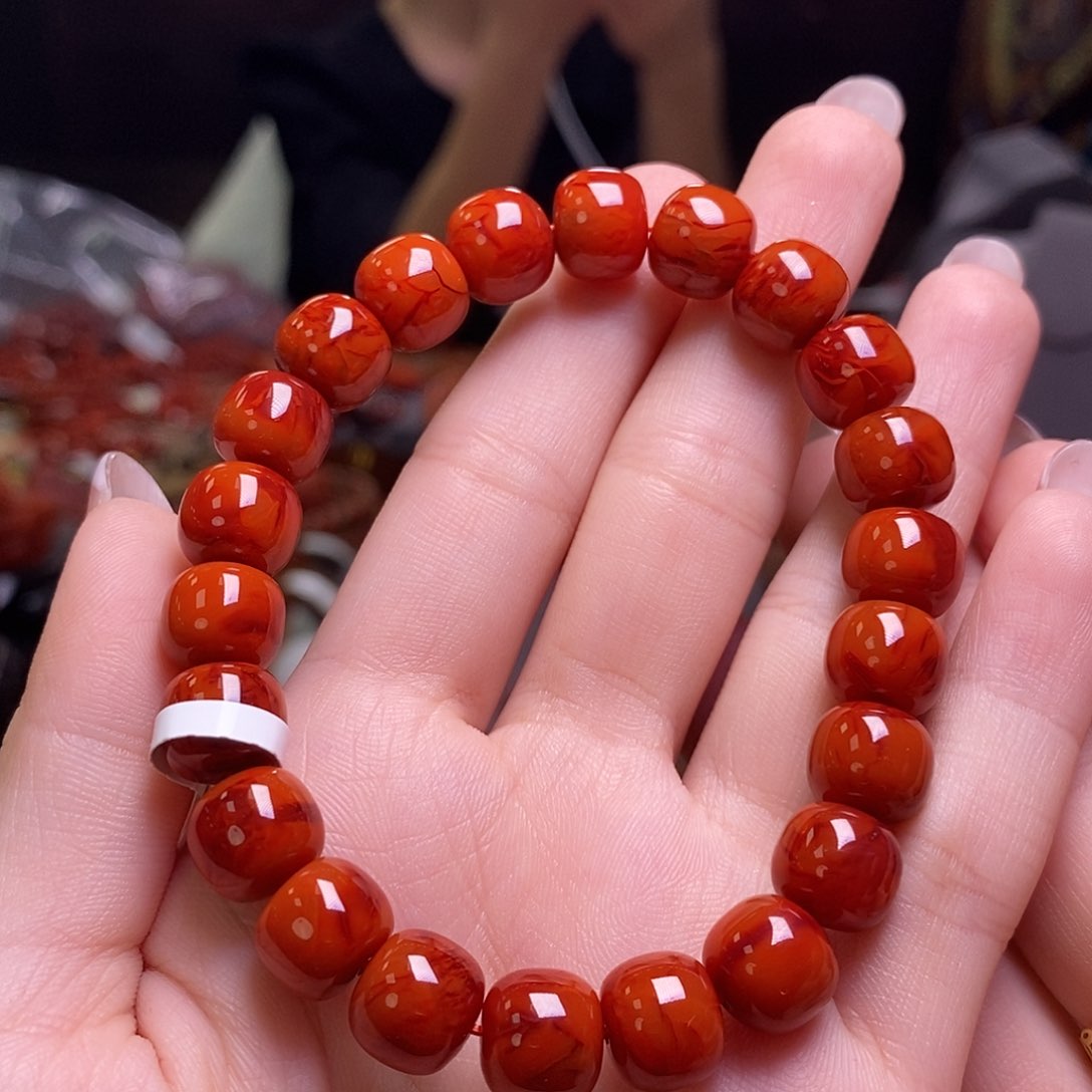 南红玛瑙手串未镶嵌10mm