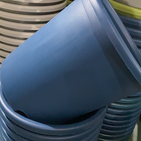 树脂四季8号藏青无托3个