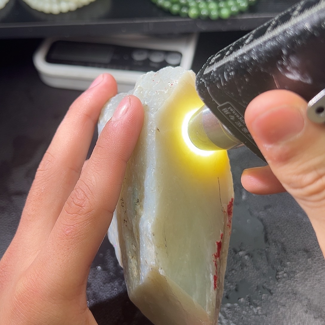 和田玉（糖玉）未镶嵌车挂
