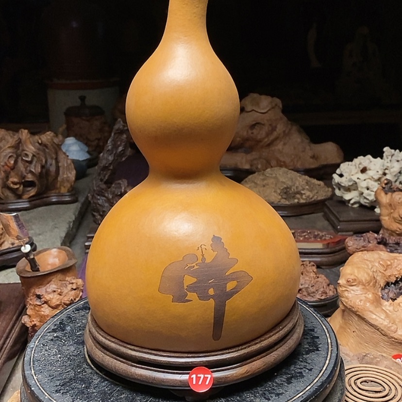 【闪购商品】177号天然葫芦香炉工艺