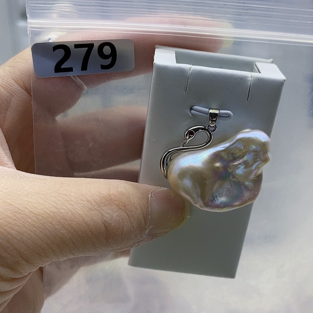 吊坠(不含链)合金淡水珍珠