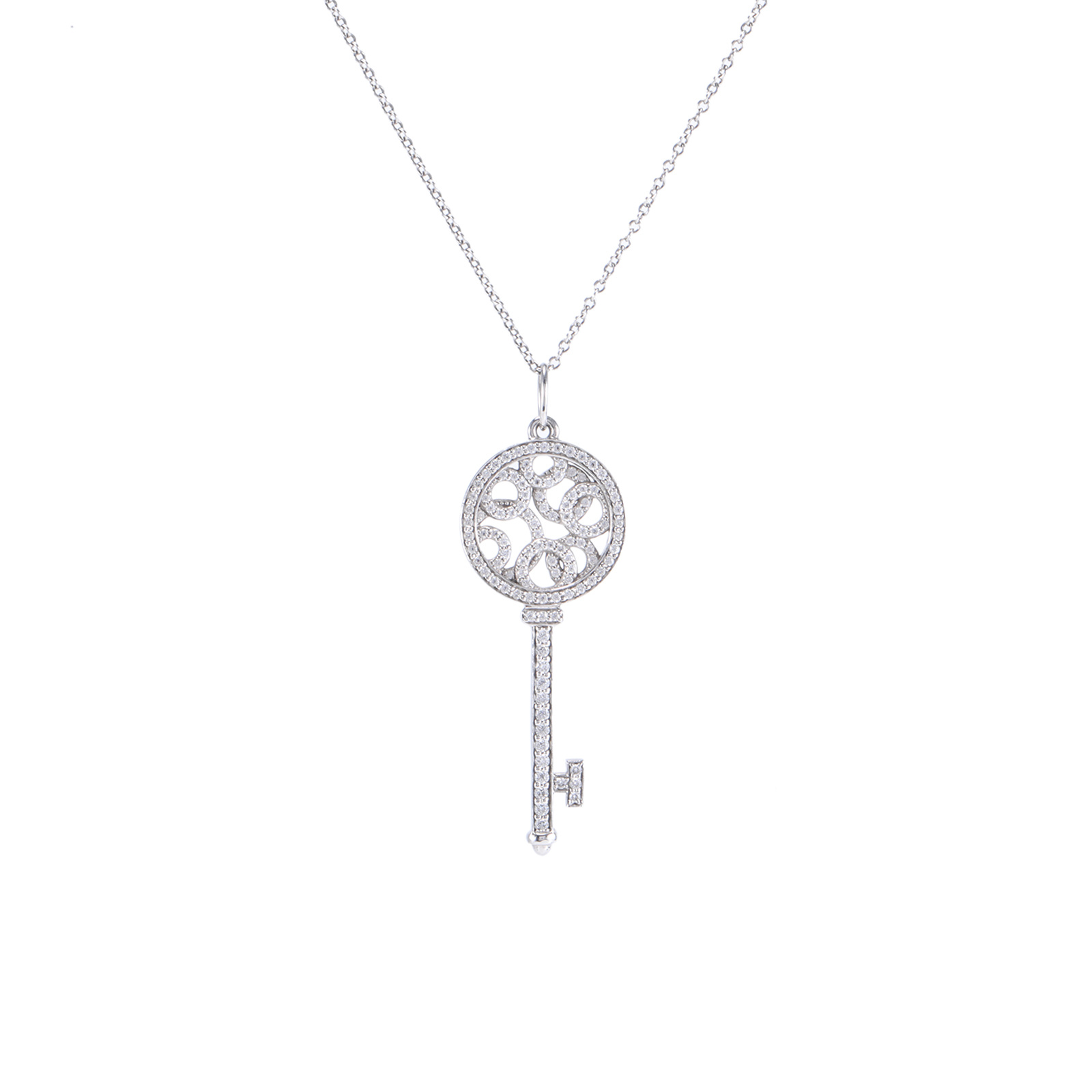 99新 Tiffany & Co./蒂芙尼 珊珊专属 新款气泡钥匙项链
