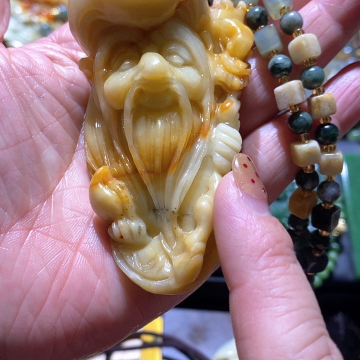 岫玉毛衣链未镶嵌