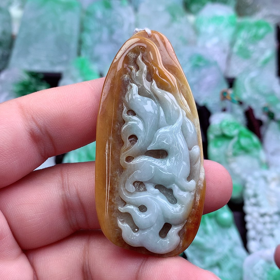 翡翠吊坠(不含链)未镶嵌