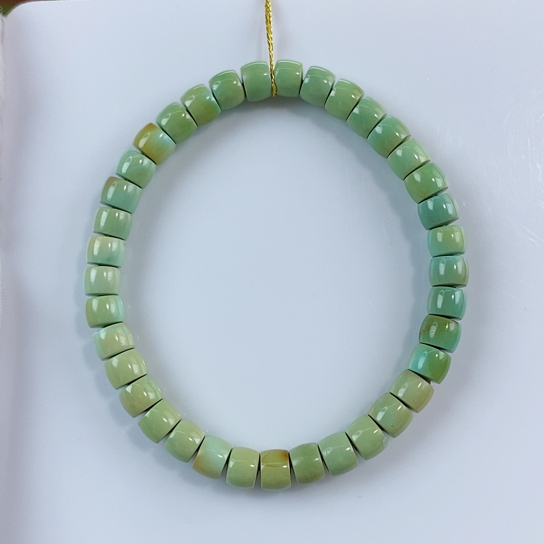 绿松石珠宝奇石未镶嵌6mm+