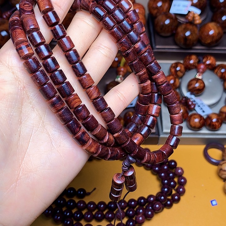 花梨木类手串/手链黄花梨风化料老挝花梨土埋料0.8