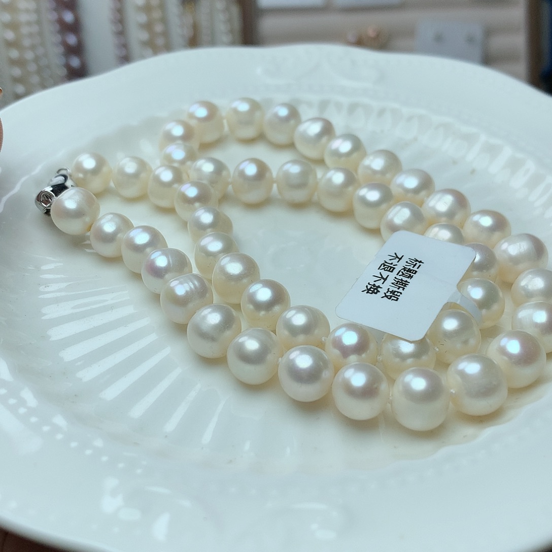 淡水珍珠9-10未镶嵌x56项链