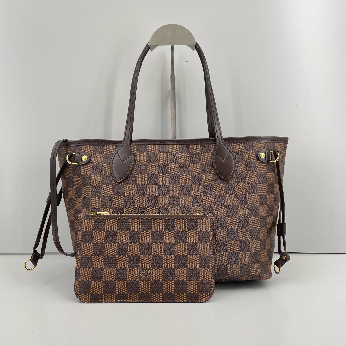 95新 LouisVuitton/路易威登 优选/NF小号棋盘格托特包芯片/29×21