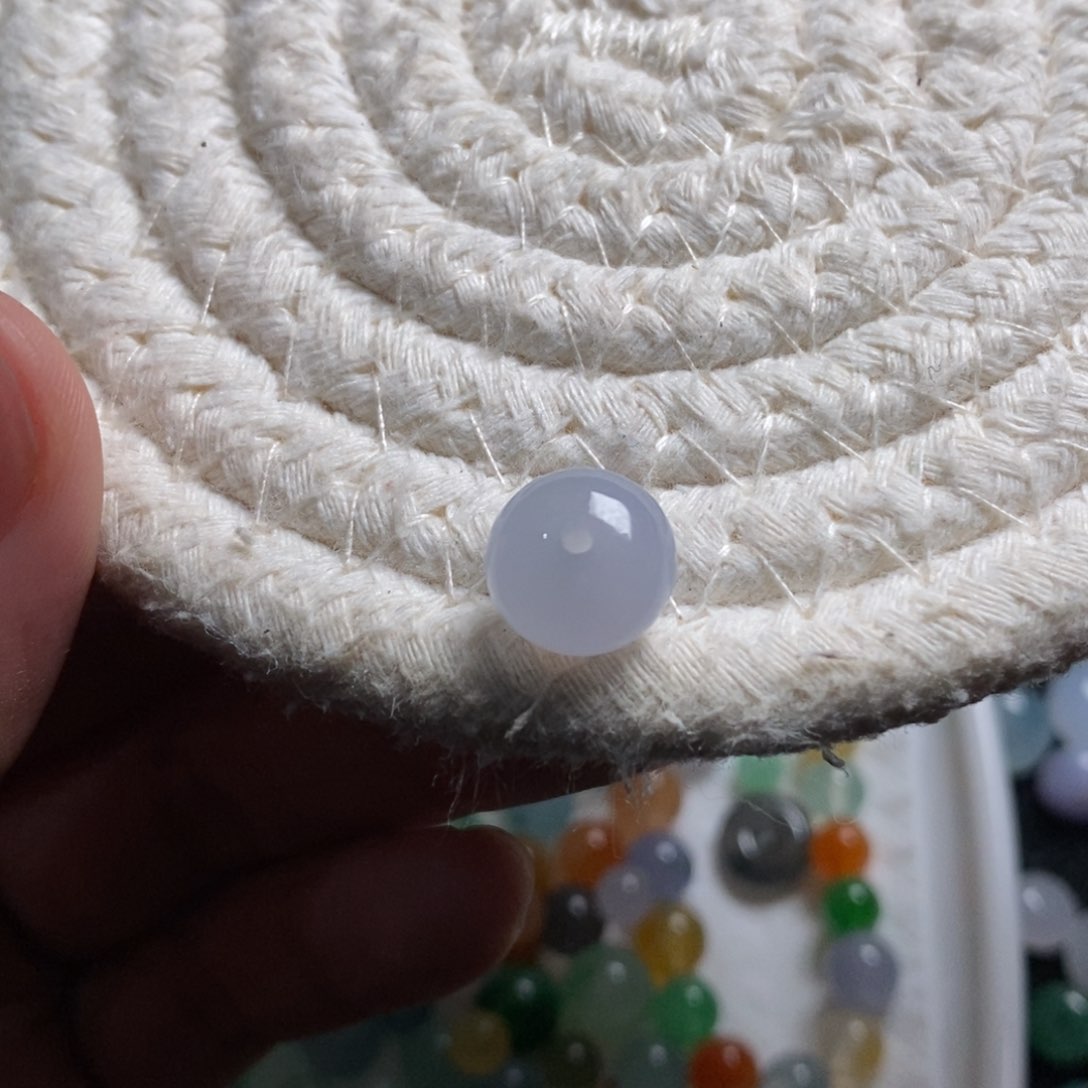 散珠翡翠10.5×7.7天然翡翠A货散珠