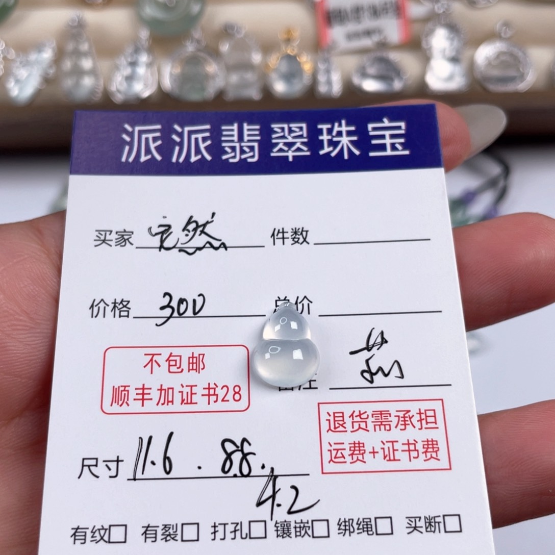 颈饰未镶嵌翡翠安*z