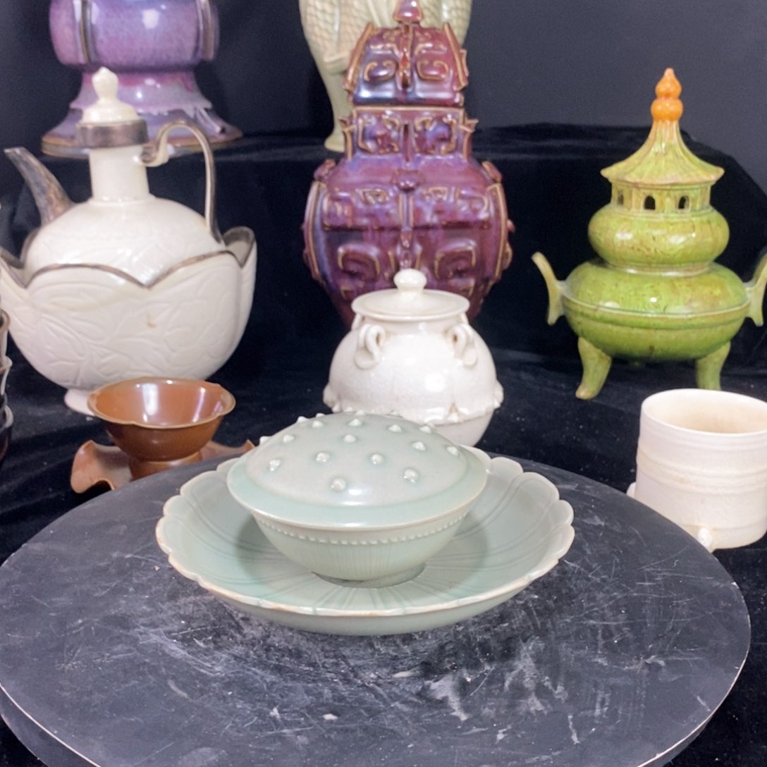 摆件已*置湖田窑影青托盏