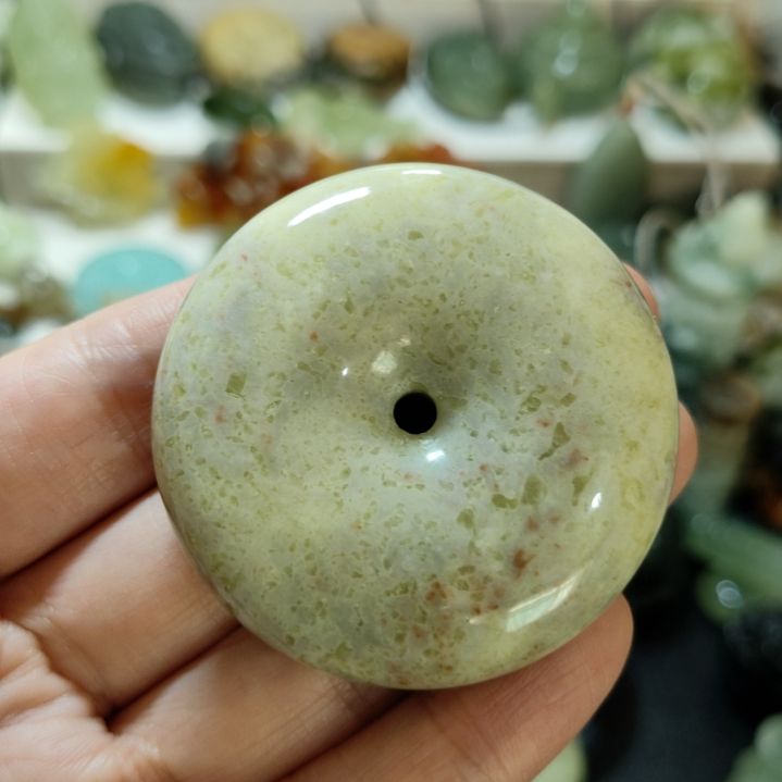 岫玉平安扣未镶嵌