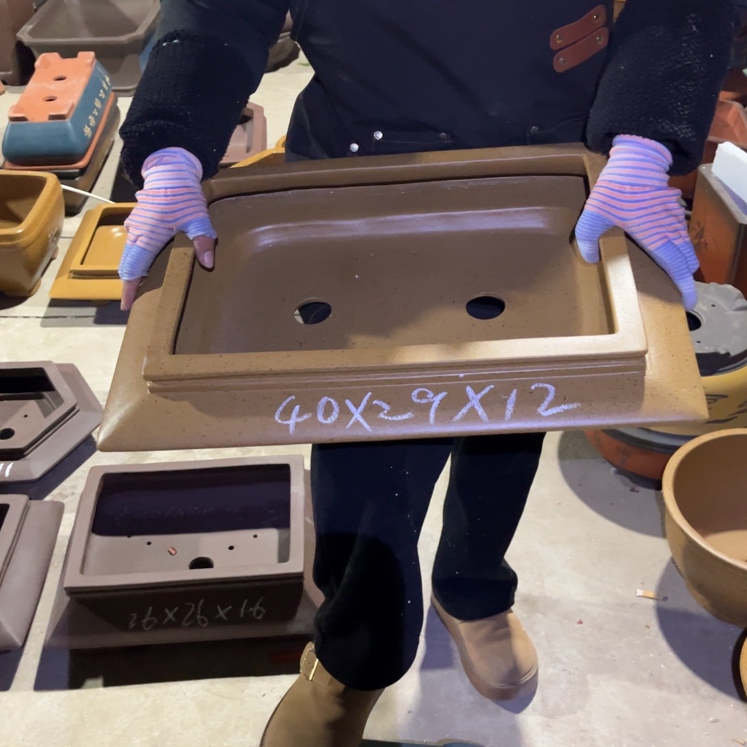 紫砂花盆盆景艺术