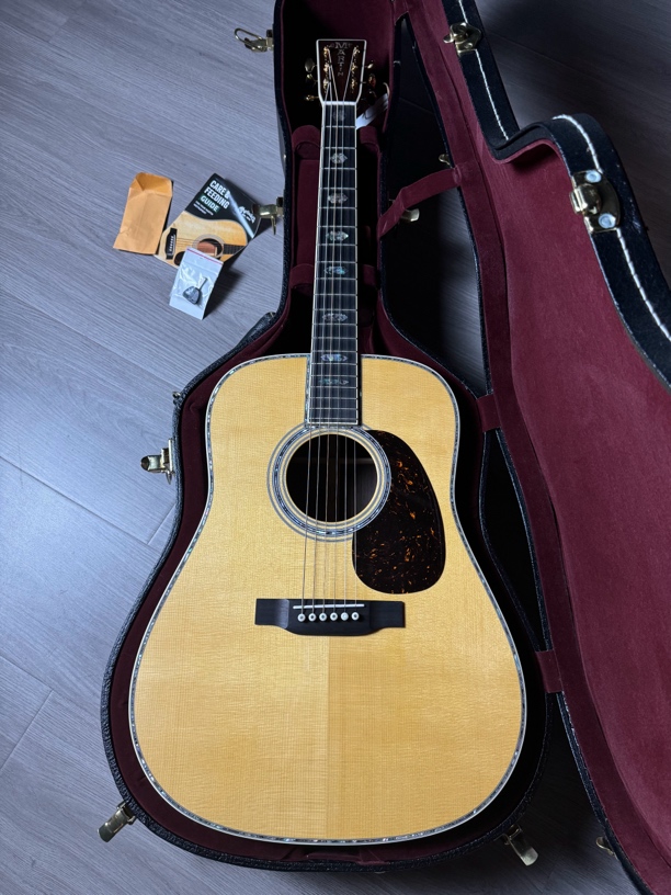 吉他Martin马丁d45 马丁限量*高系 9新 41寸