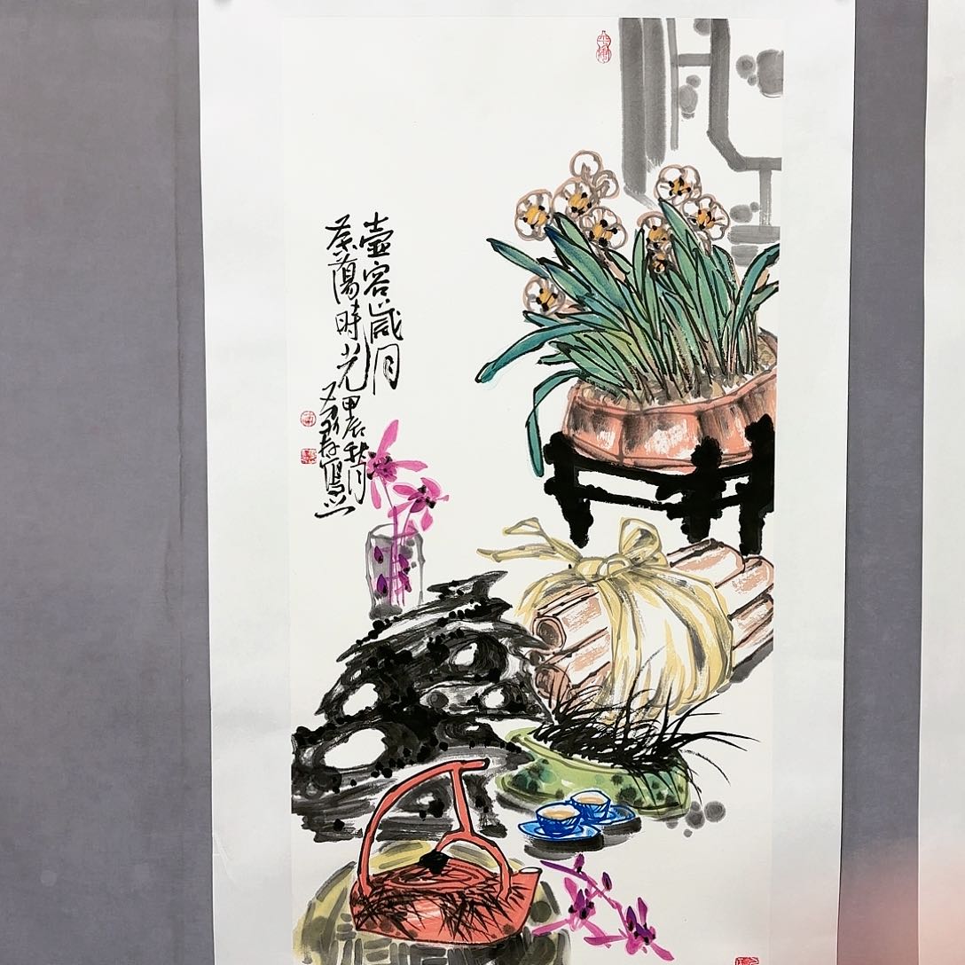 国画国画纯手绘作品请放心去藏