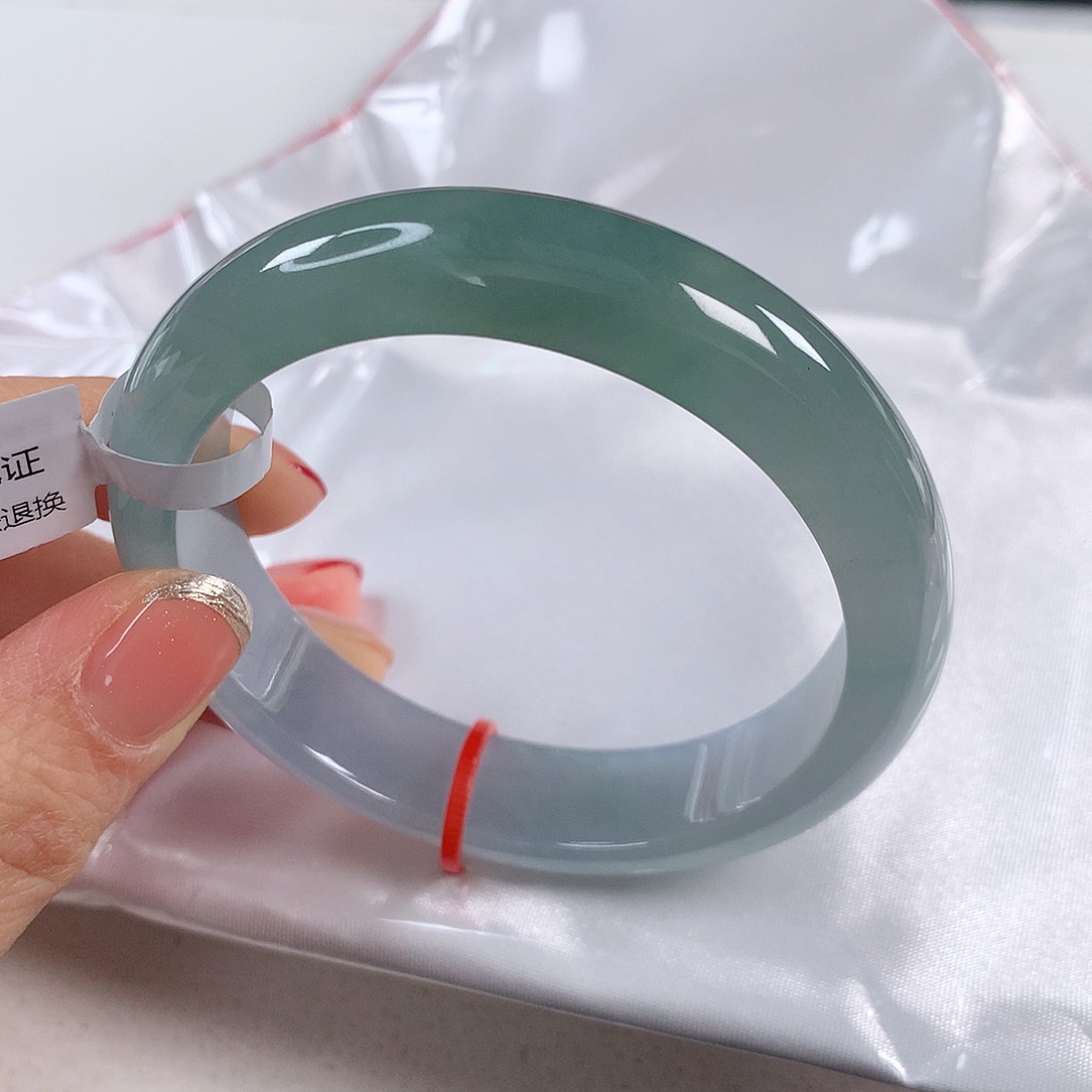 翡翠手镯未镶嵌 正圈①④⑥