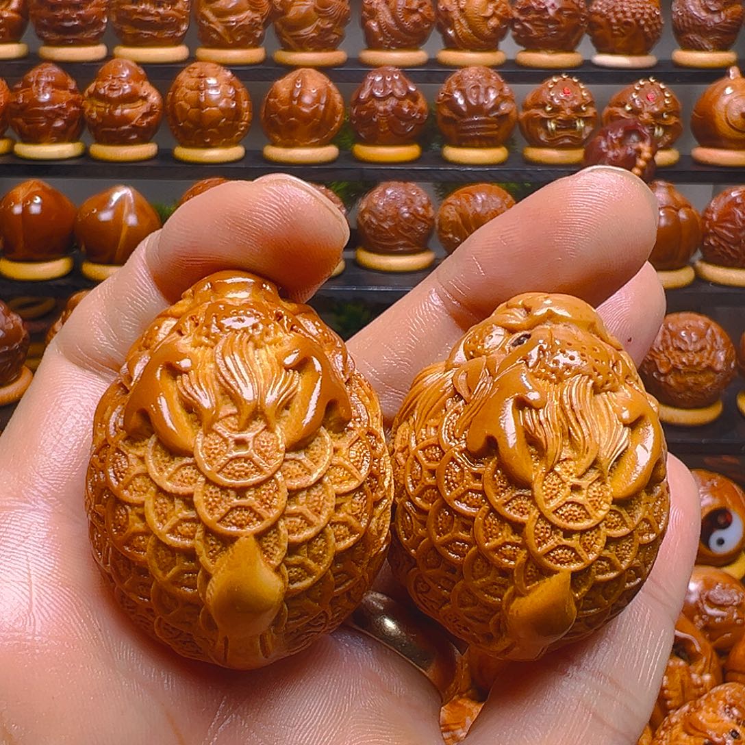 手串/手链橄榄核龙龟一对