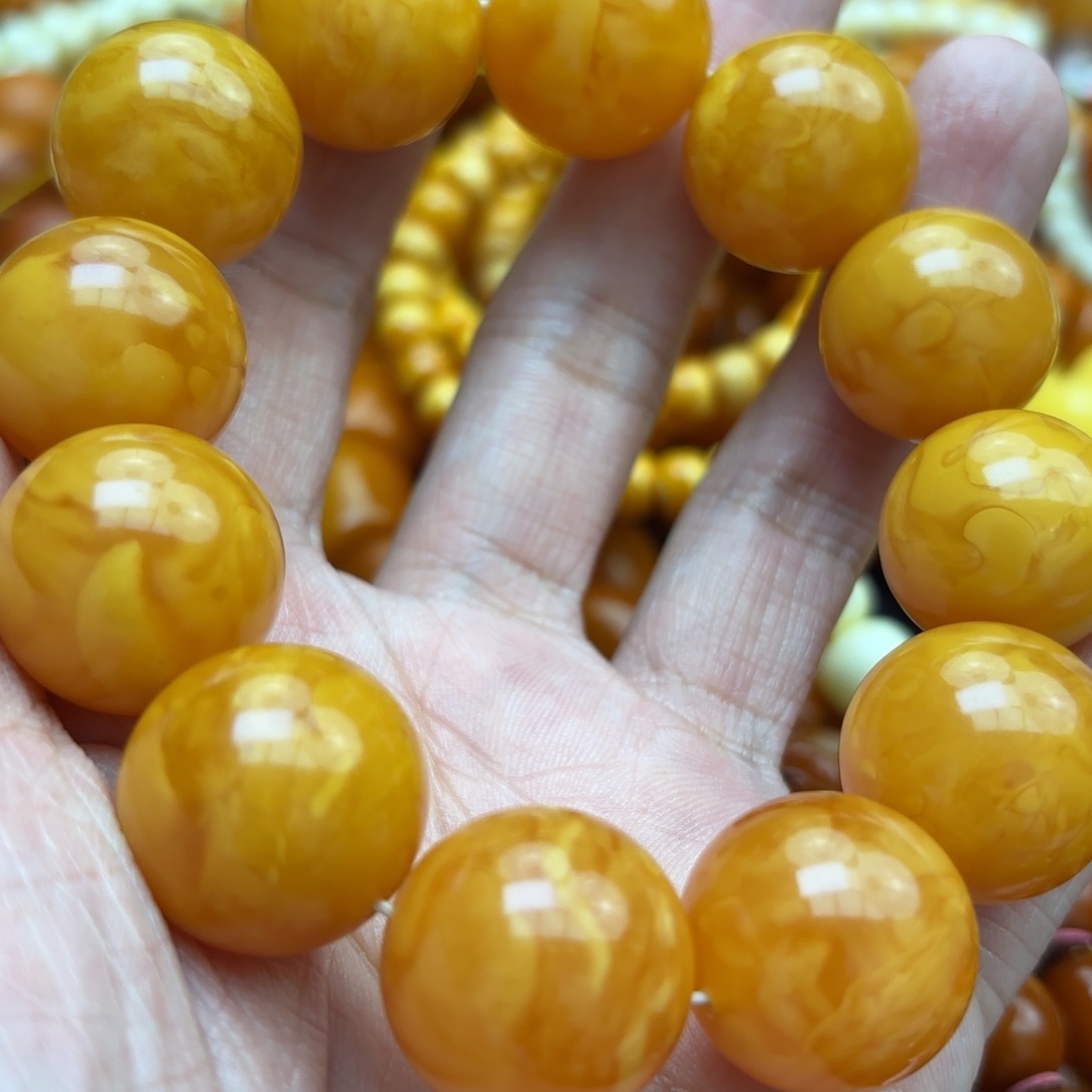 琥珀手链未镶嵌蜜蜡