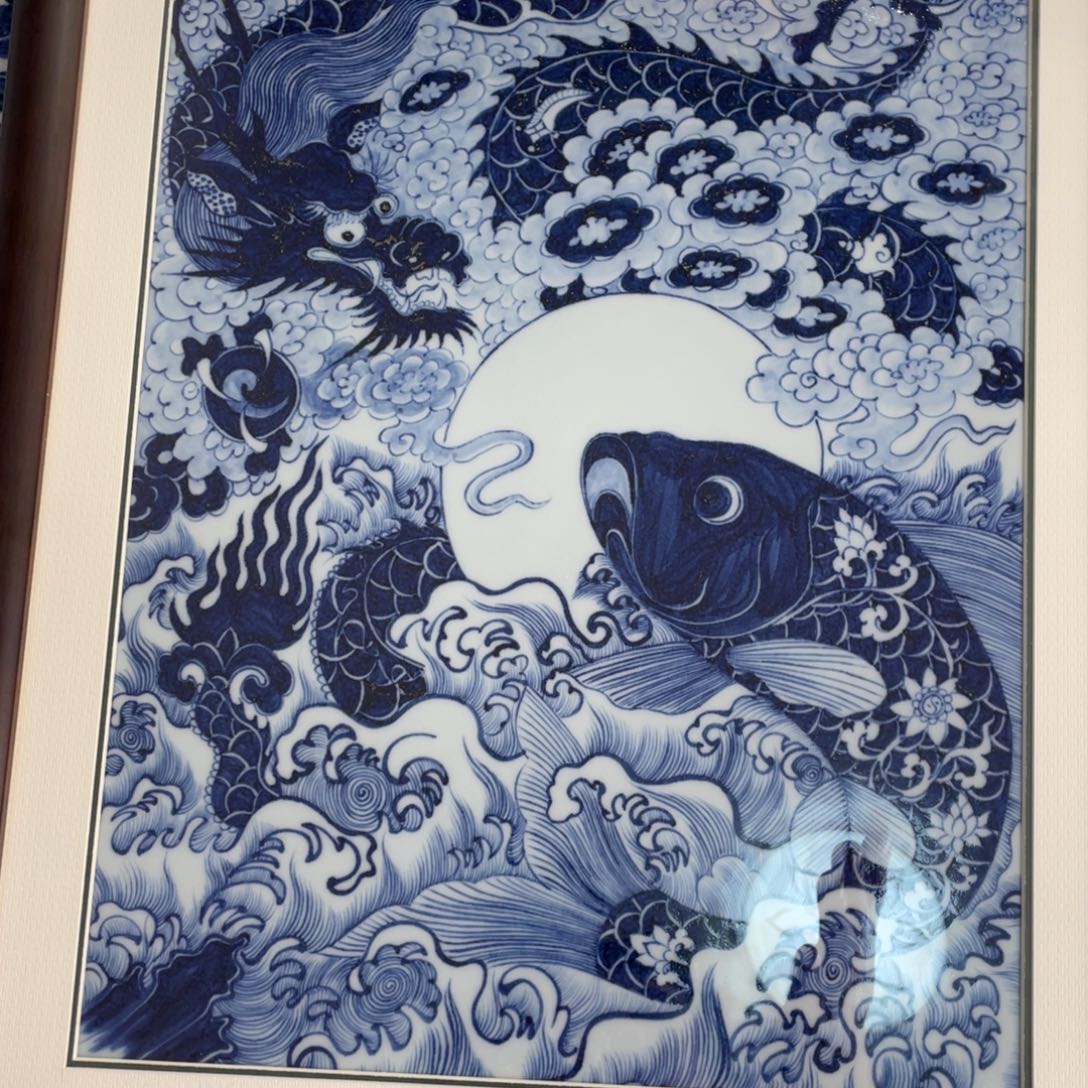 幕***茶景德镇陶瓷手工手绘