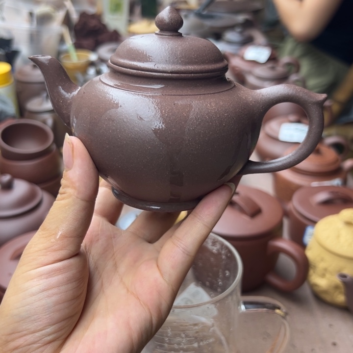 茶壶紫砂紫泥瑕疵260cc