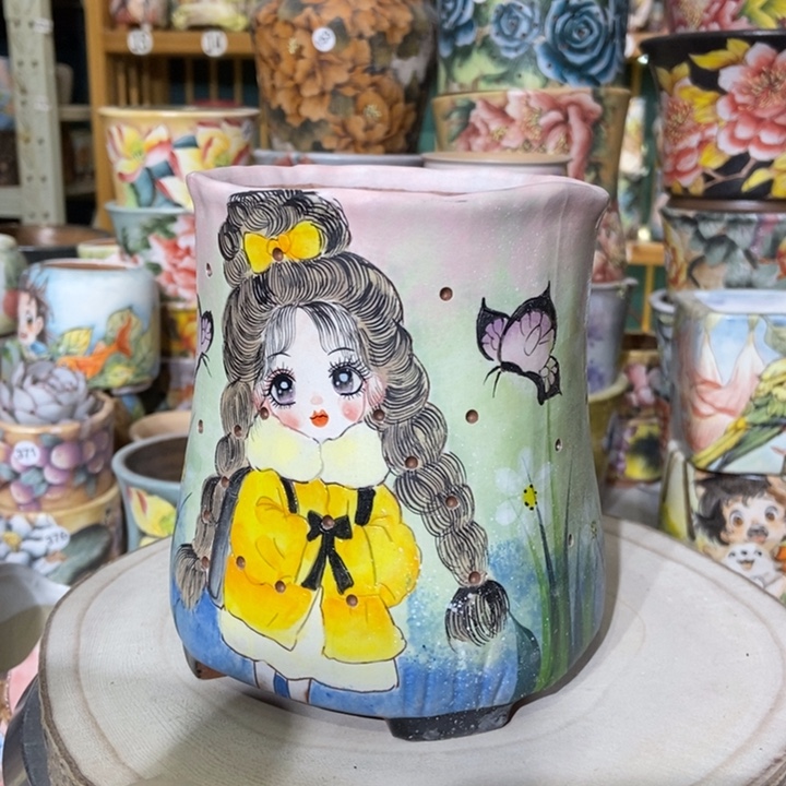 红陶景德镇艺术手绘作品