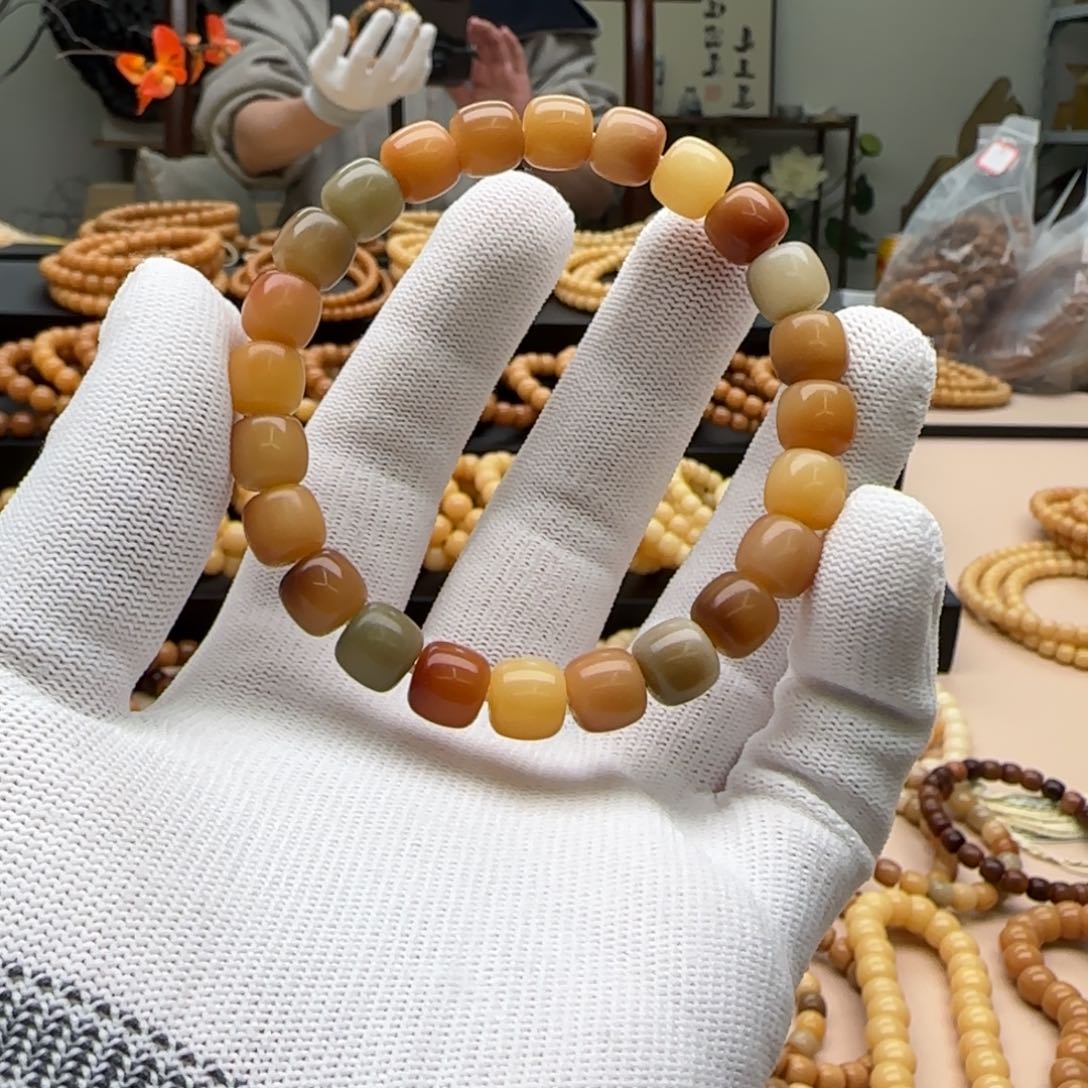 【闪购商品】菩提根/象牙果手串9.10。5年 鬼工