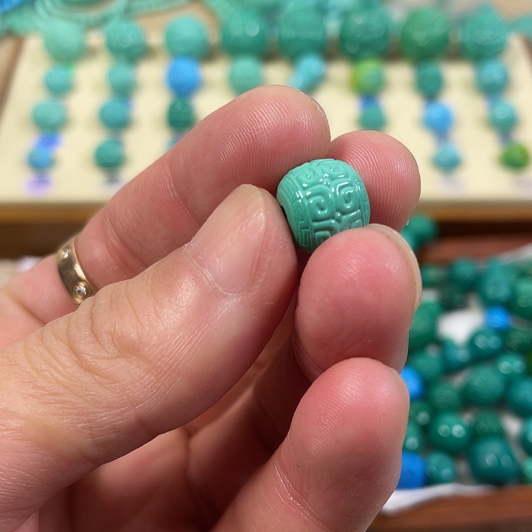 原生态手工雕刻配饰配珠11