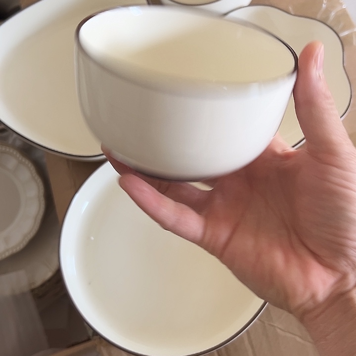 陶默认瑕疵商品米饭碗6