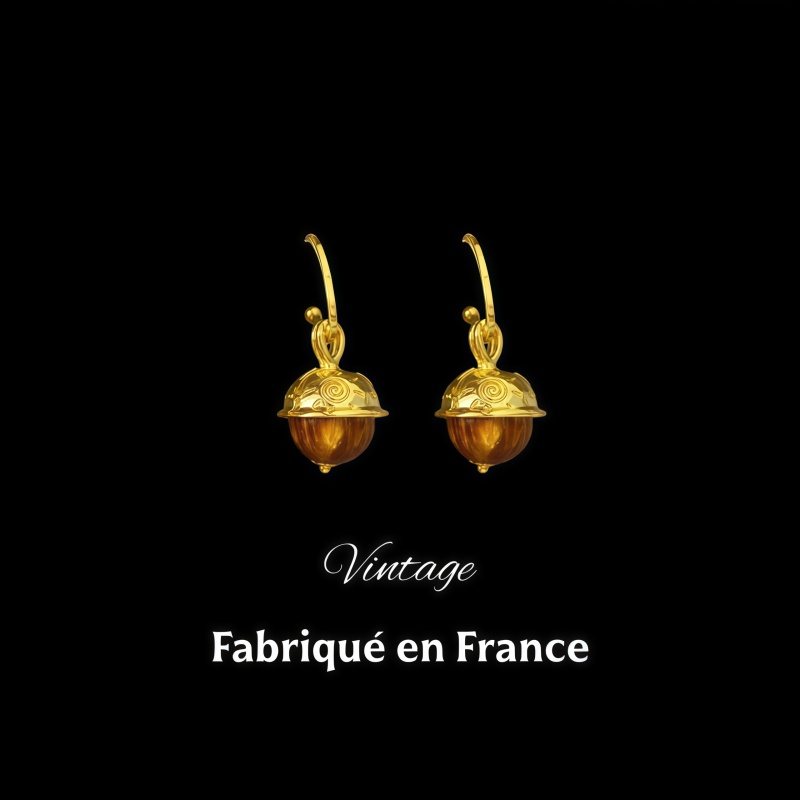 【晨曦珠露】复古宫廷风耳饰e216