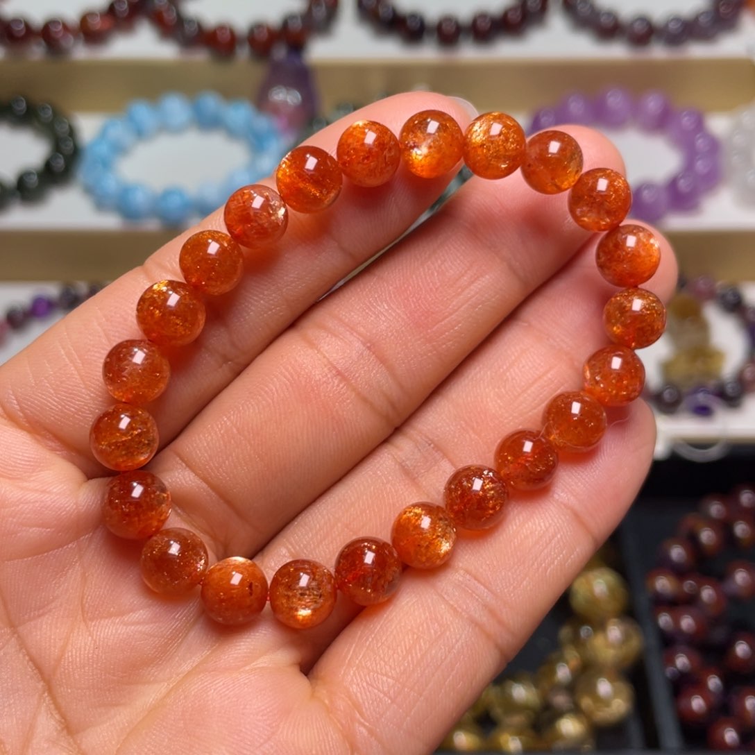 日光石手链未镶嵌金太阳