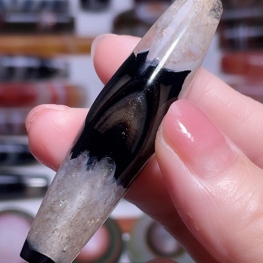 冂***口玛瑙未镶嵌吊坠玛瑙桶珠