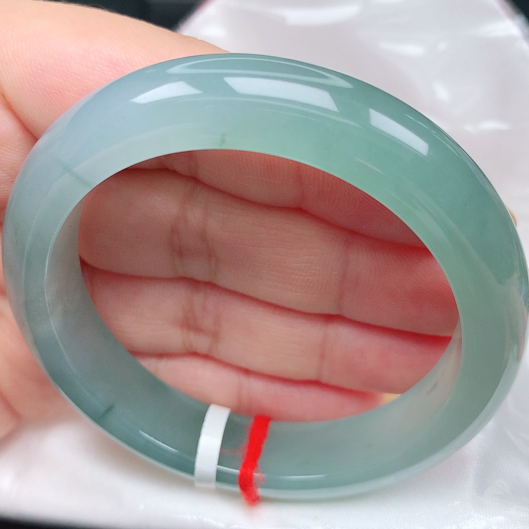 未镶嵌手镯翡翠4冰胶蓝果冻胶
