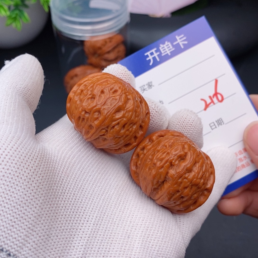 文玩核桃把件37铁锤216