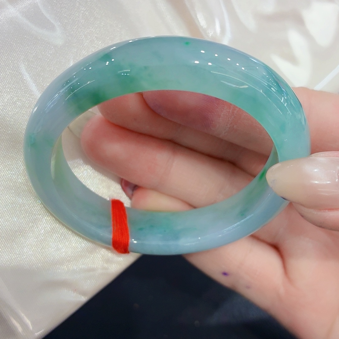 翡翠未镶嵌手镯翡翠51-50圈口（强推）