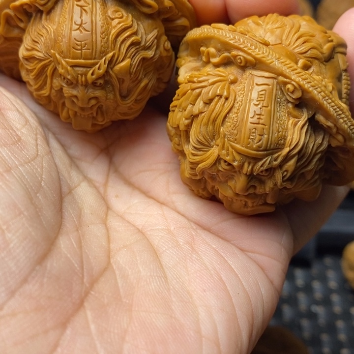文玩核桃把件A***l黑白